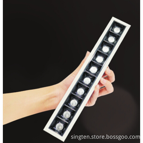 High luminous mini led recessed downlight with black frame downlight